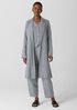 Linen Silk Twill Long Blazer