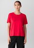 Organic Pima Cotton Jersey Round Neck Tee