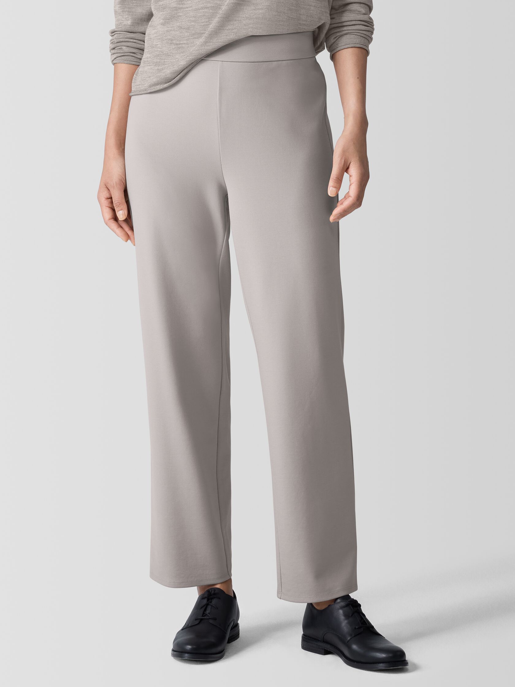 Washable Flex Ponte Straight Pant
