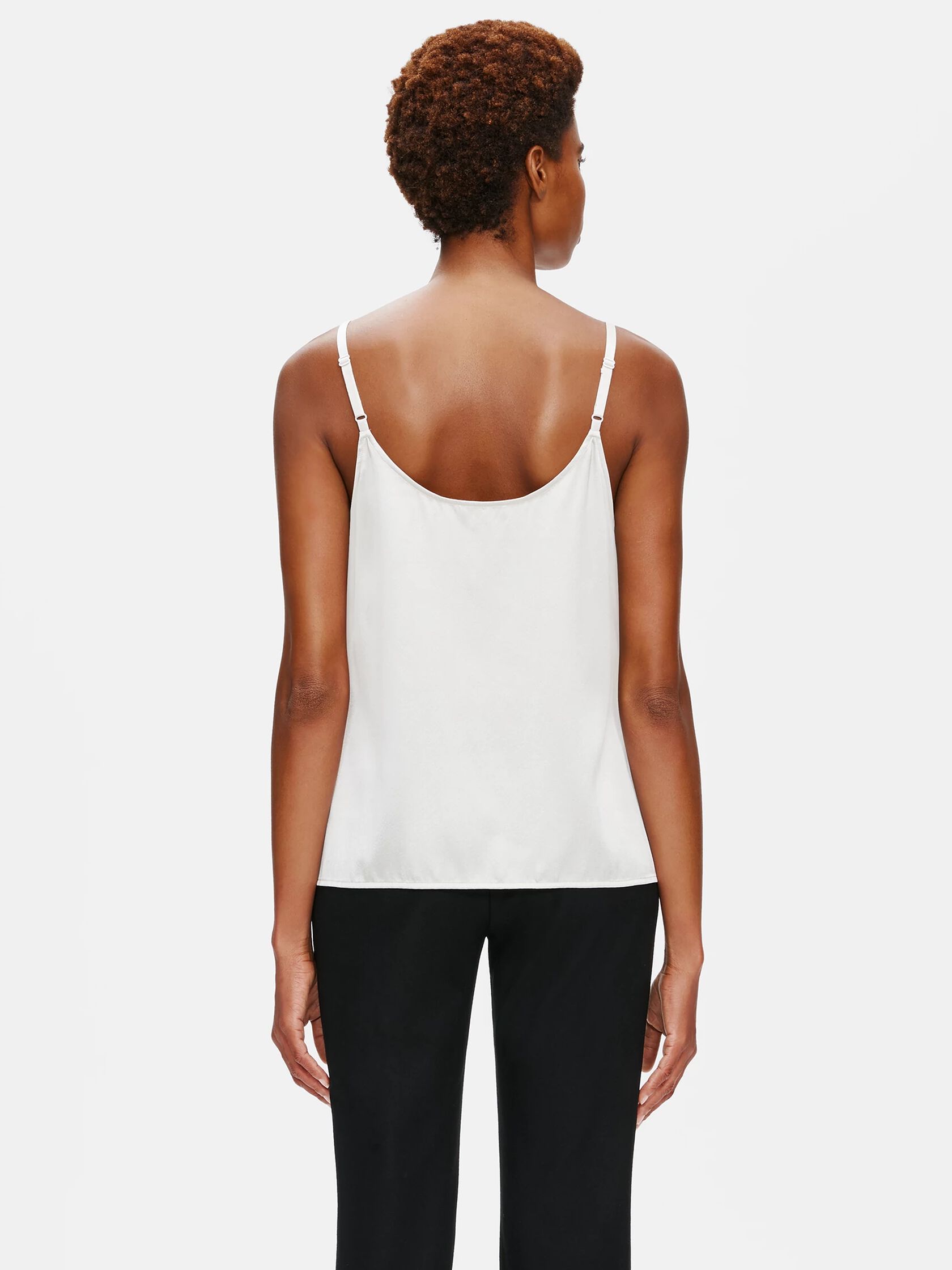 System Stretch Silk Charmeuse Cami