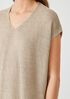 Organic Linen Delave V-Neck Top