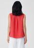 Garment-Dyed Handkerchief Linen Sleeveless Shirt