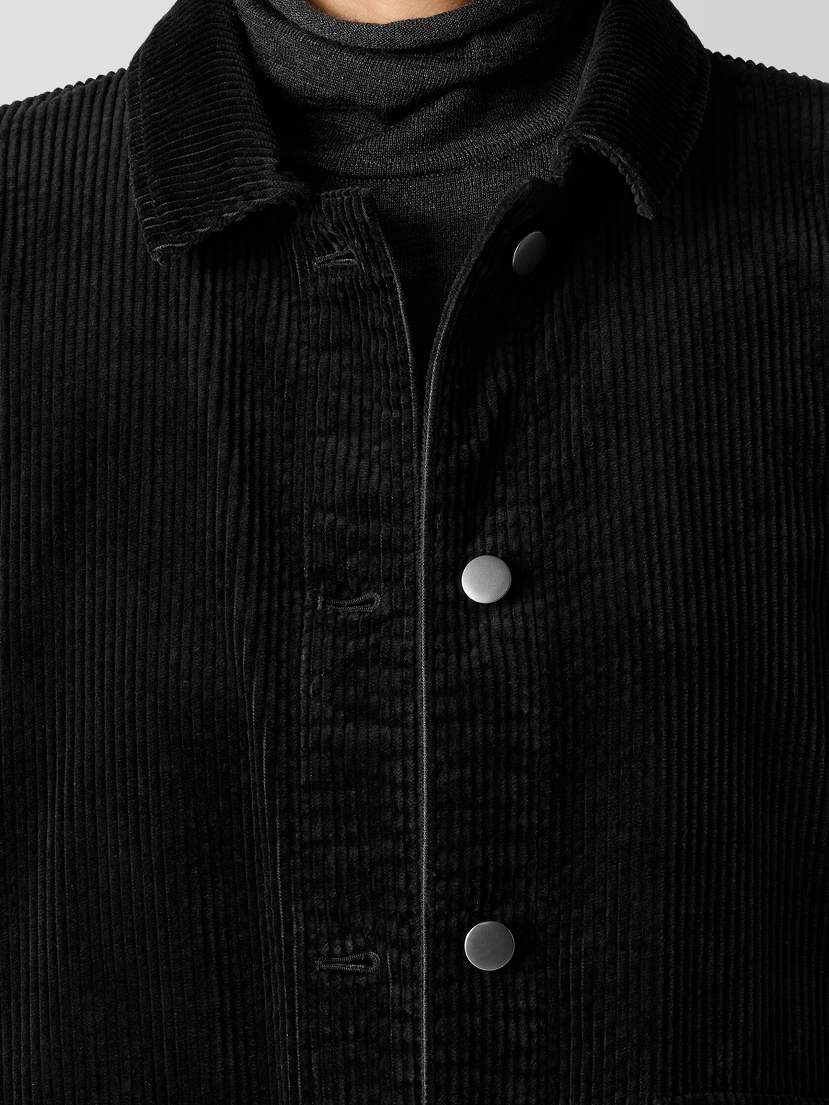Organic Cotton Corduroy Classic Collar Jacket