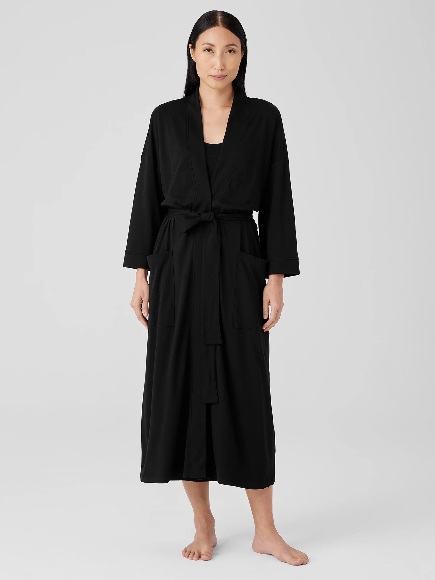 Organic Cotton Interlock Sleep Robe