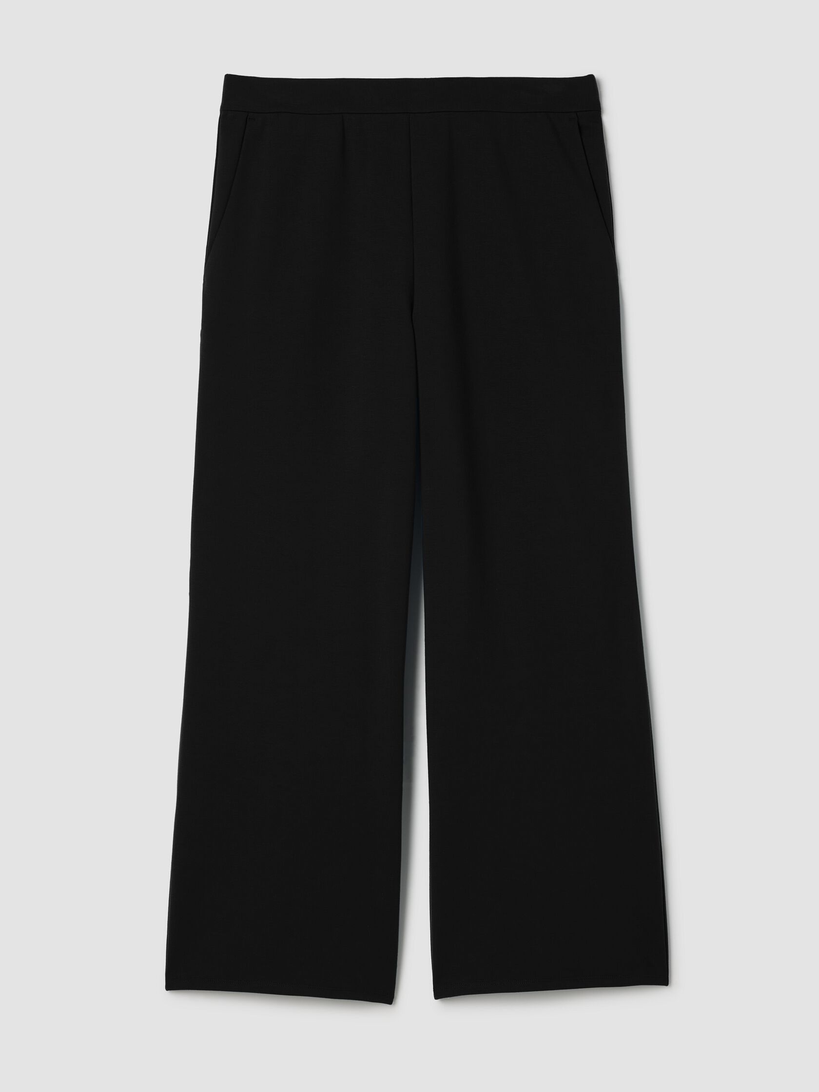 Washable Flex Ponte Wide-Leg Pant