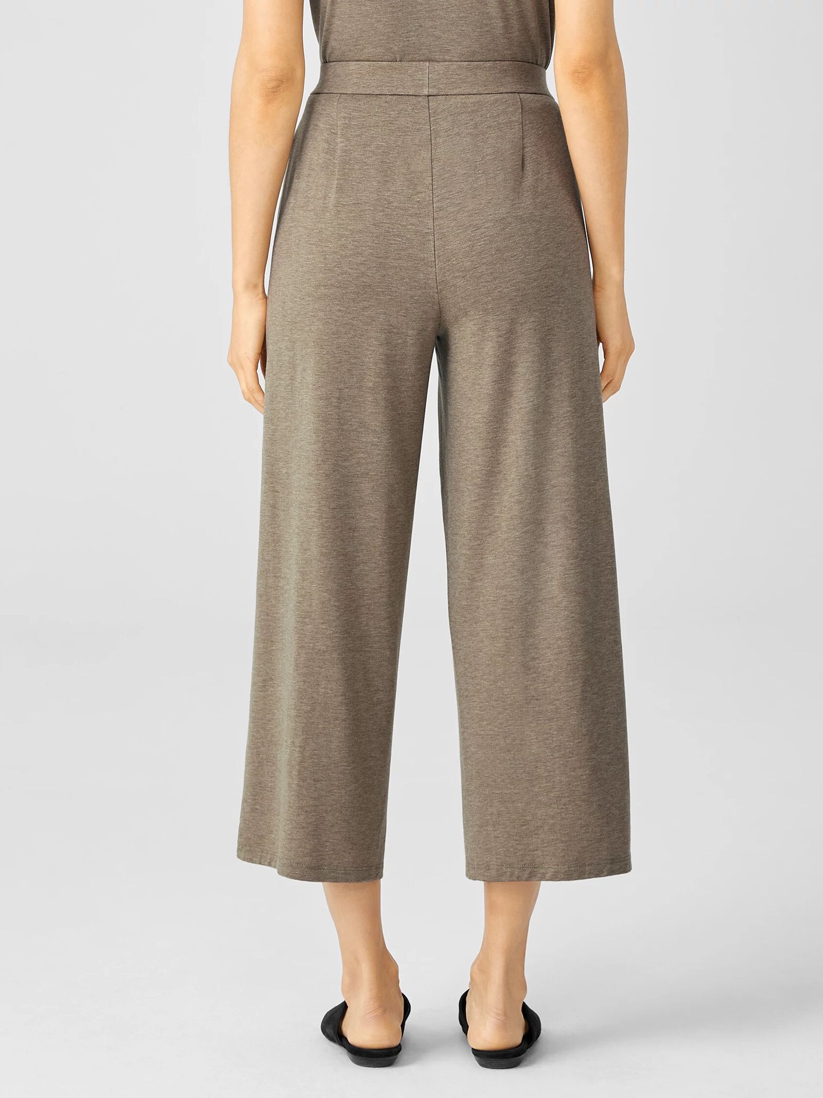 Fine Jersey Wide-Leg Pant
