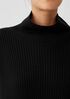 Merino Turtleneck Top in Regenerative Wool