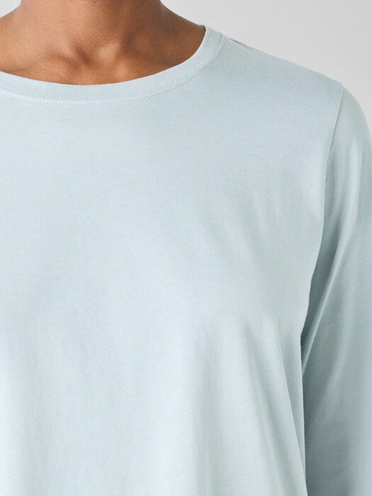 Organic Pima Cotton Jersey Long-Sleeve Tee
