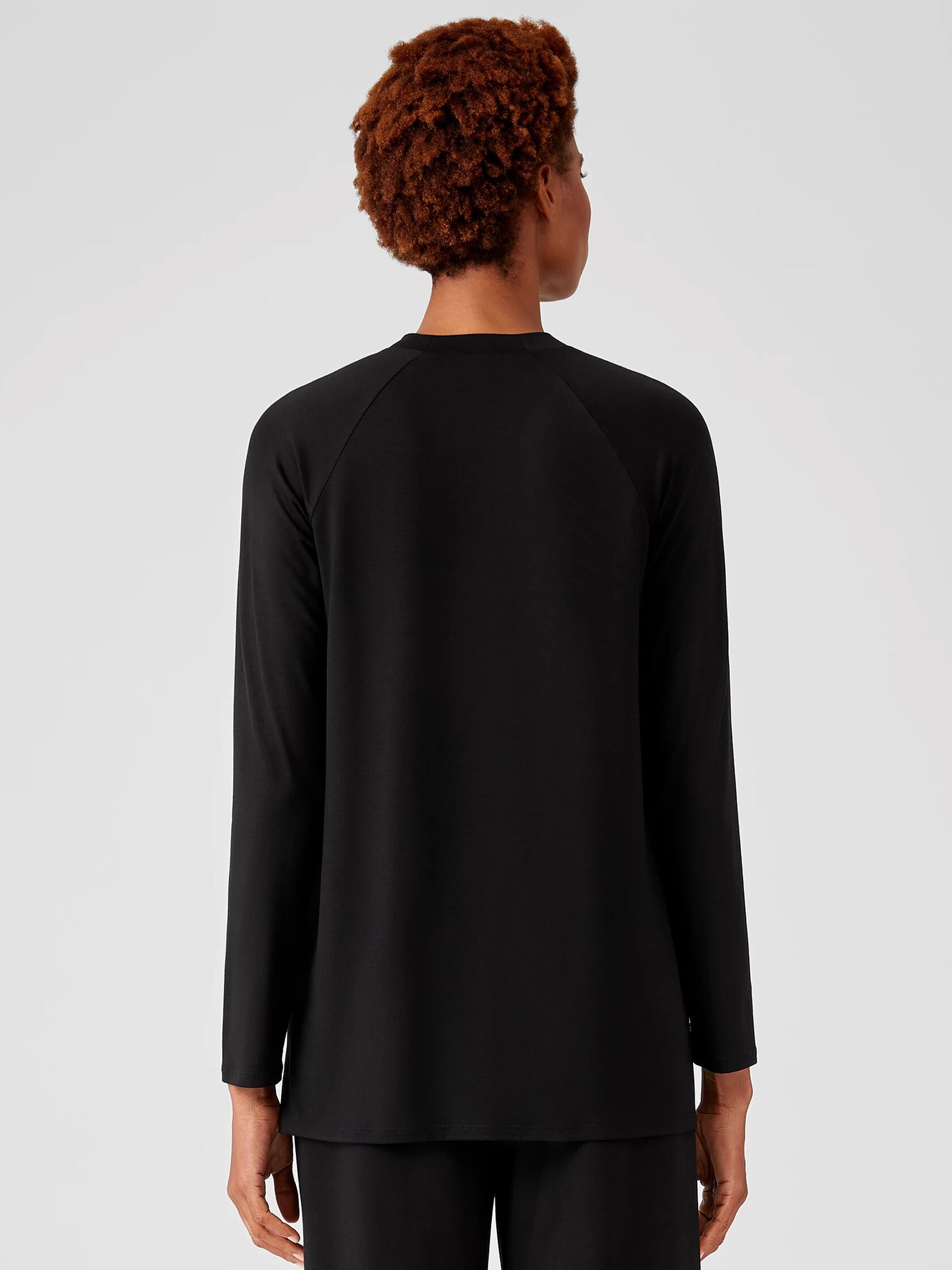 Fine Jersey Crew Neck Top