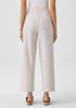 Boiled Wool Jersey Wide-Leg Pant