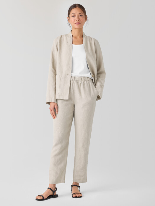 Organic Linen Tapered Pant