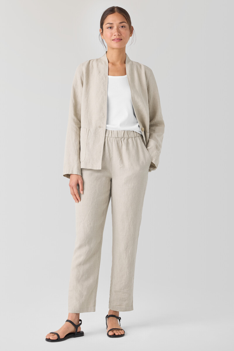 Organic Linen Tapered Pant Organic Linen Tapered Pant