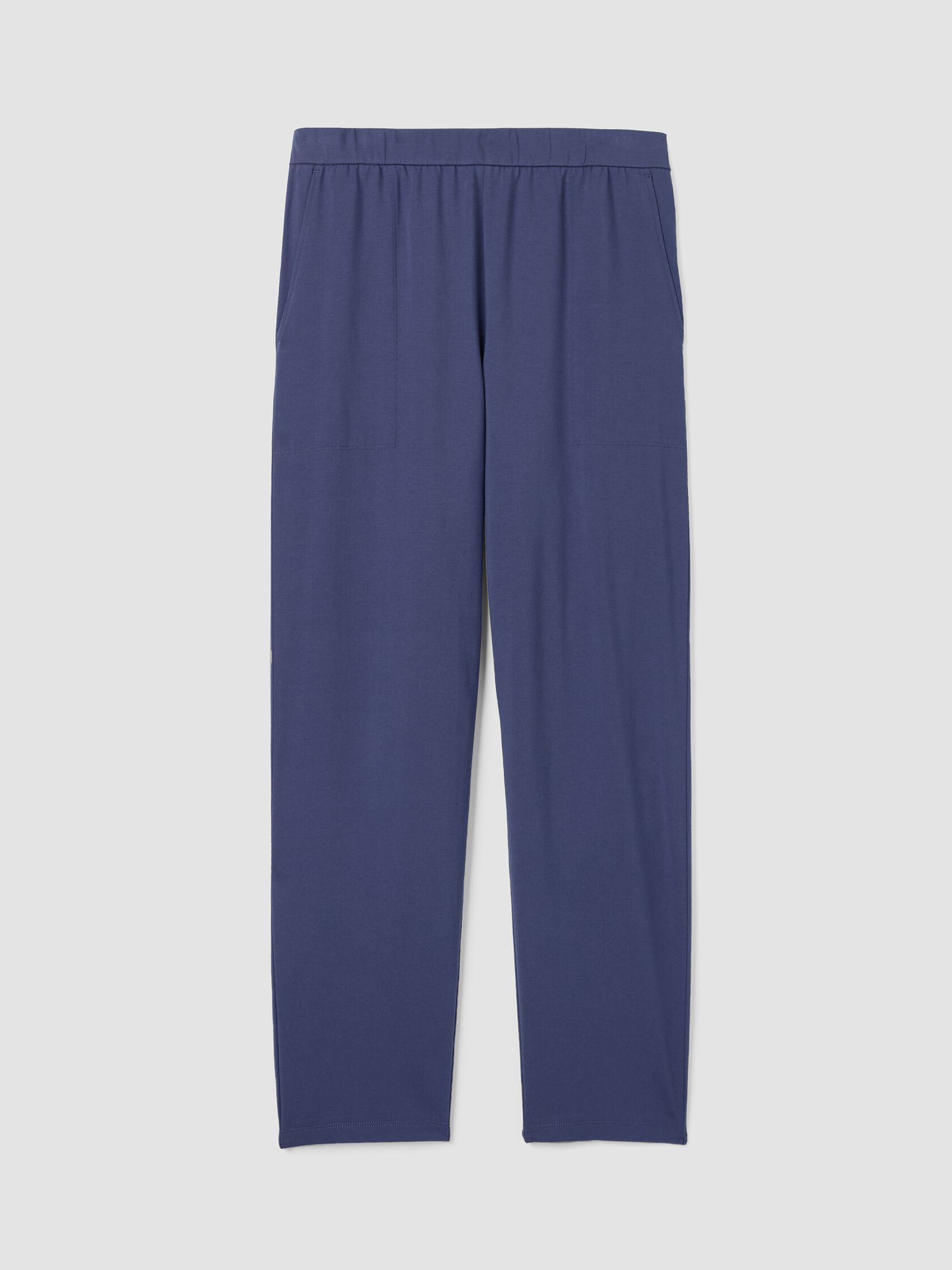 Pima Cotton Stretch Jersey Tapered Pant
