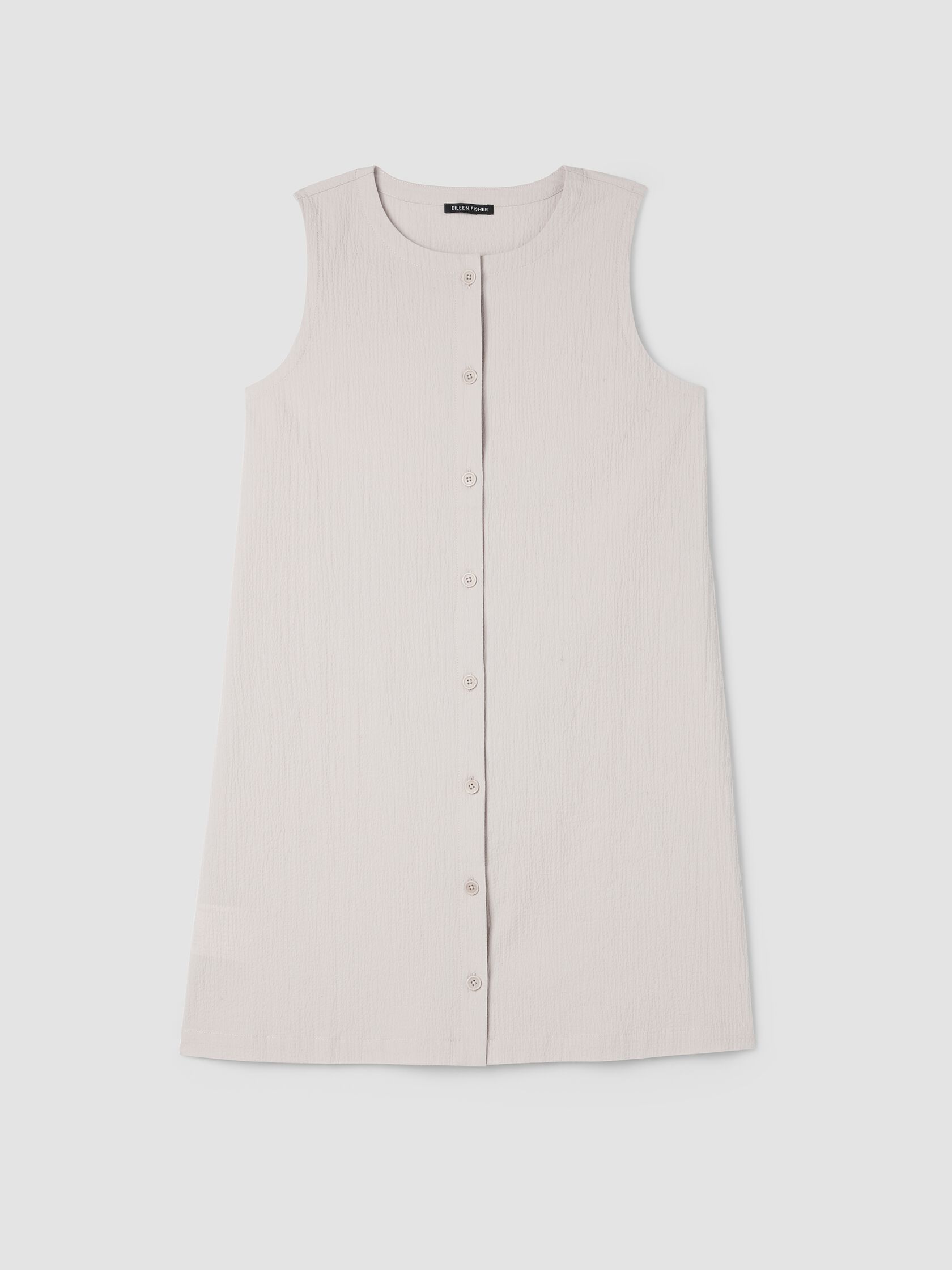 Organic Cotton Pucker Long Vest