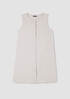 Organic Cotton Pucker Long Vest