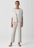 Stretch Cotton Twill Tapered Trouser Pant