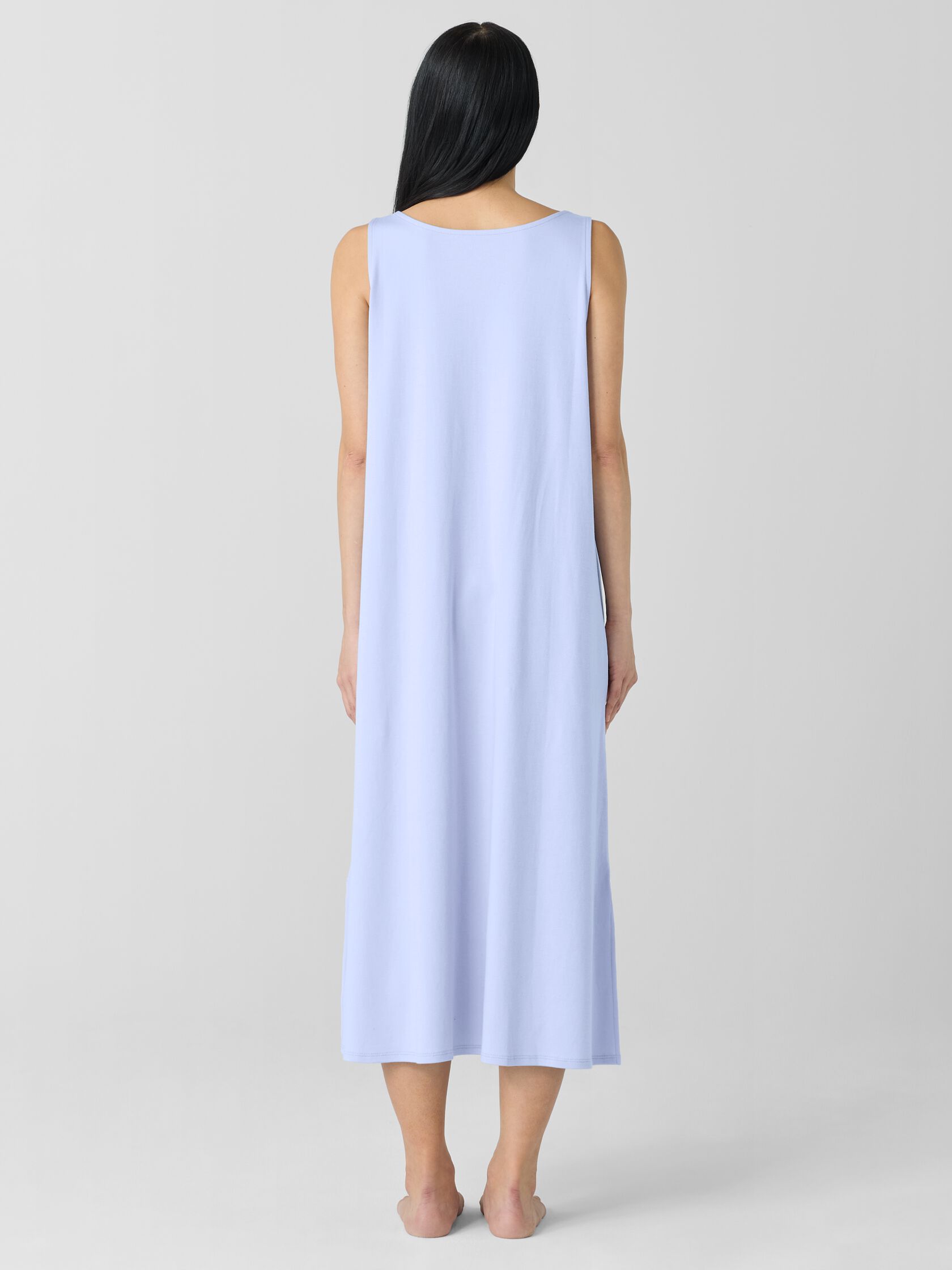 Organic Cotton Interlock Tank Sleep Dress