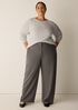 Washable Flex Ponte Wide-Leg Pant
