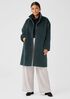 Sheared Suri Alpaca Stand Collar Coat