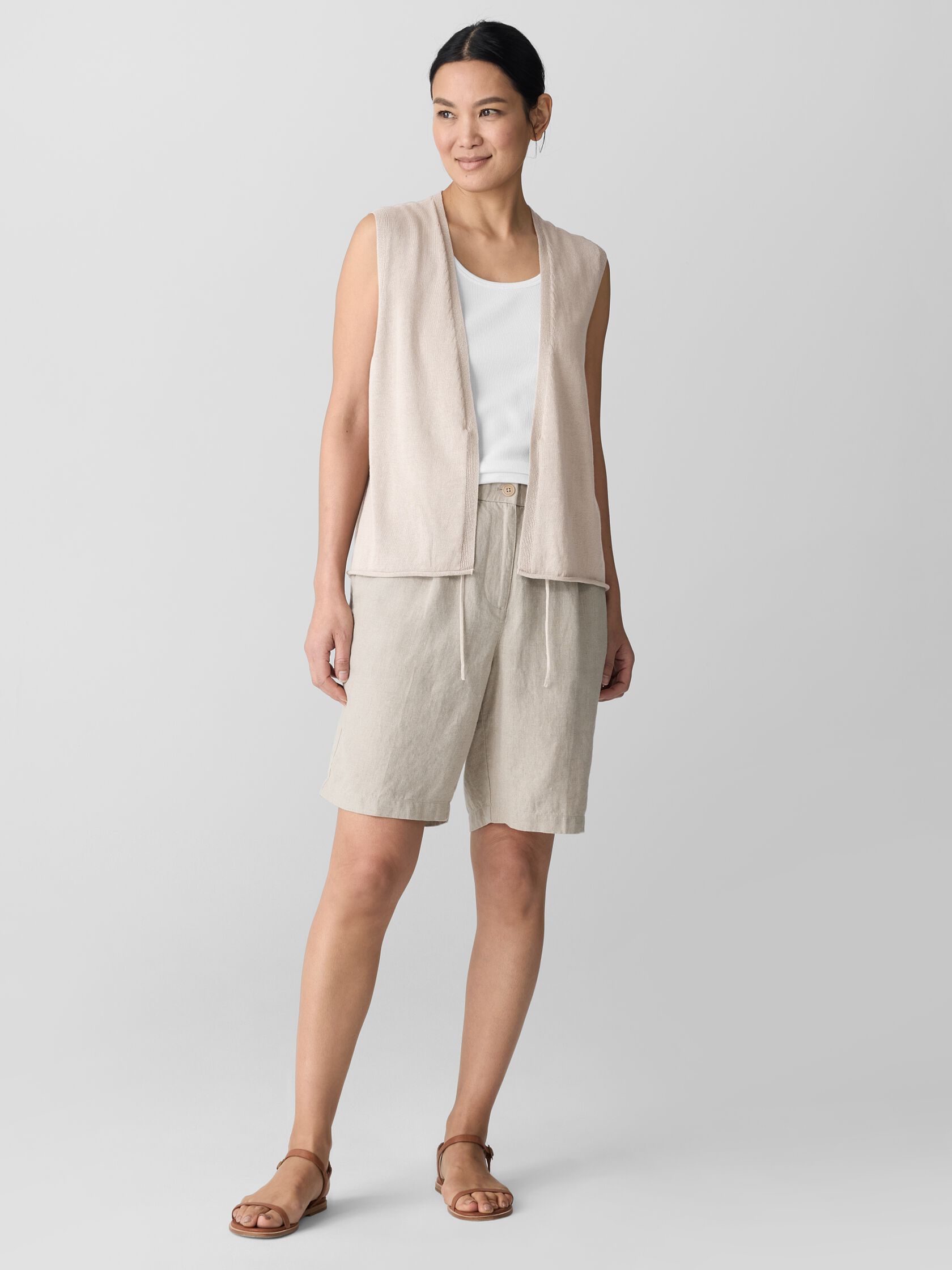 Organic Linen Cotton Vest