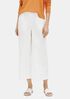 Organic Linen Cotton Striped Wide-Leg Pant