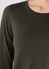 Organic Pima Cotton Jersey 3/4-Sleeve Tee