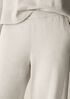 Garment-Dyed Organic Cotton Terry Wide-Leg Pant