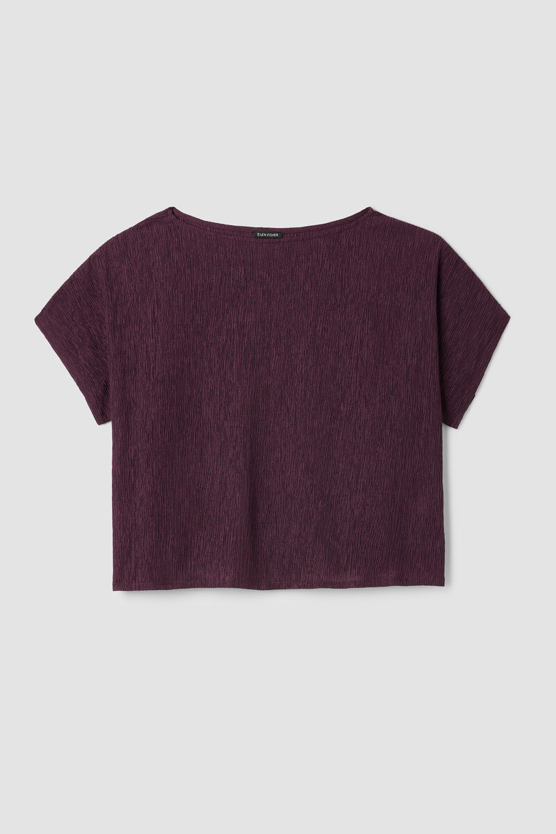 Woven Plissé Dolman Sleeve Top Woven Plissé Dolman Sleeve Top