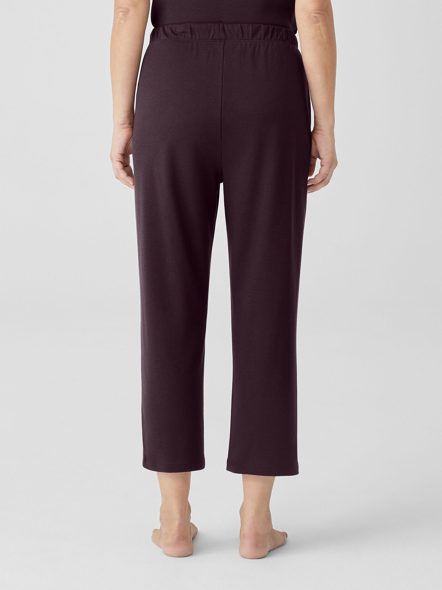 Cozy Organic Cotton Interlock Slouchy Pant