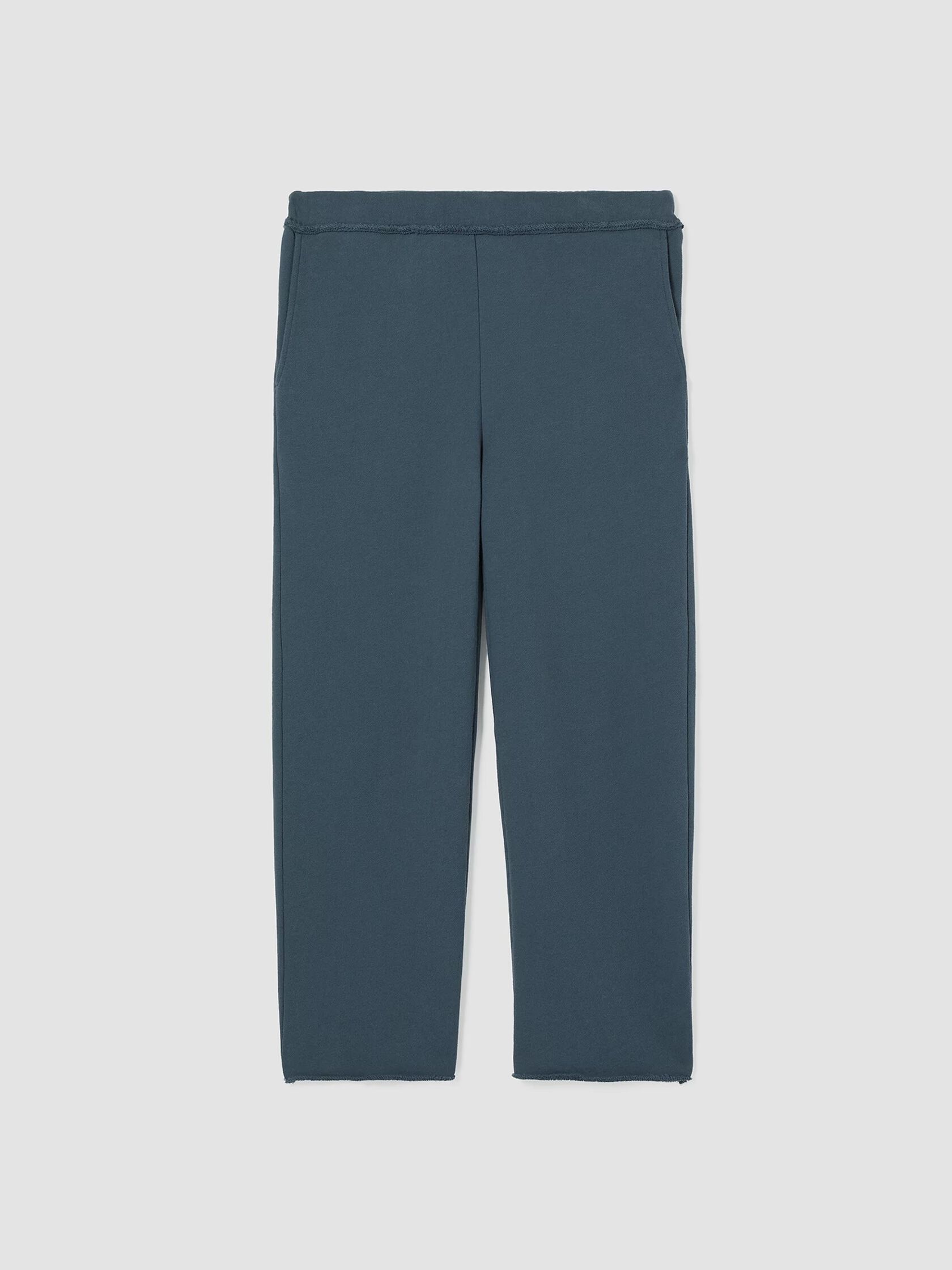 Organic Cotton French Terry Straight Pant