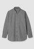 Striped Organic Cotton Poplin Classic Collar Shirt