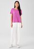 Organic Linen Jersey Crew Neck Tee