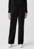 Cotton Velour Straight Pant