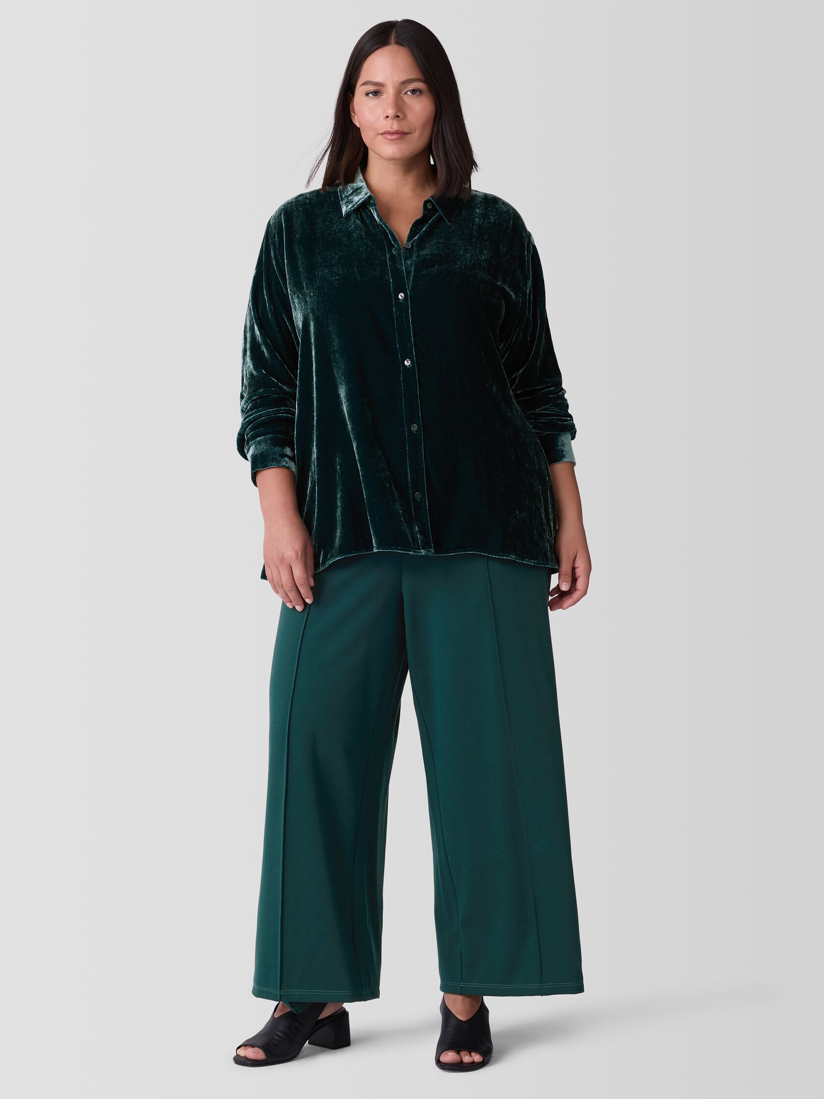 Velvet Classic Collar Shirt