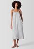 Mélange Organic Cotton Interlock Cami Sleep Dress