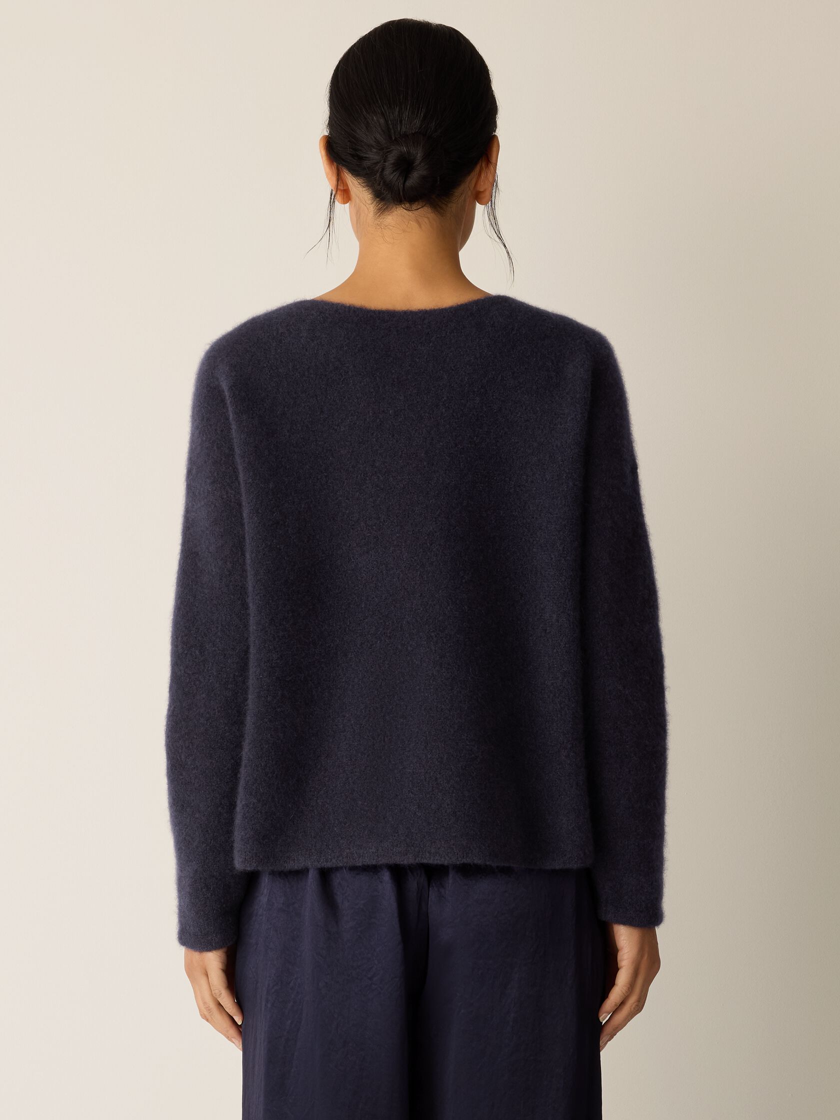 Cashmere Silk Bliss Bateau Neck Top