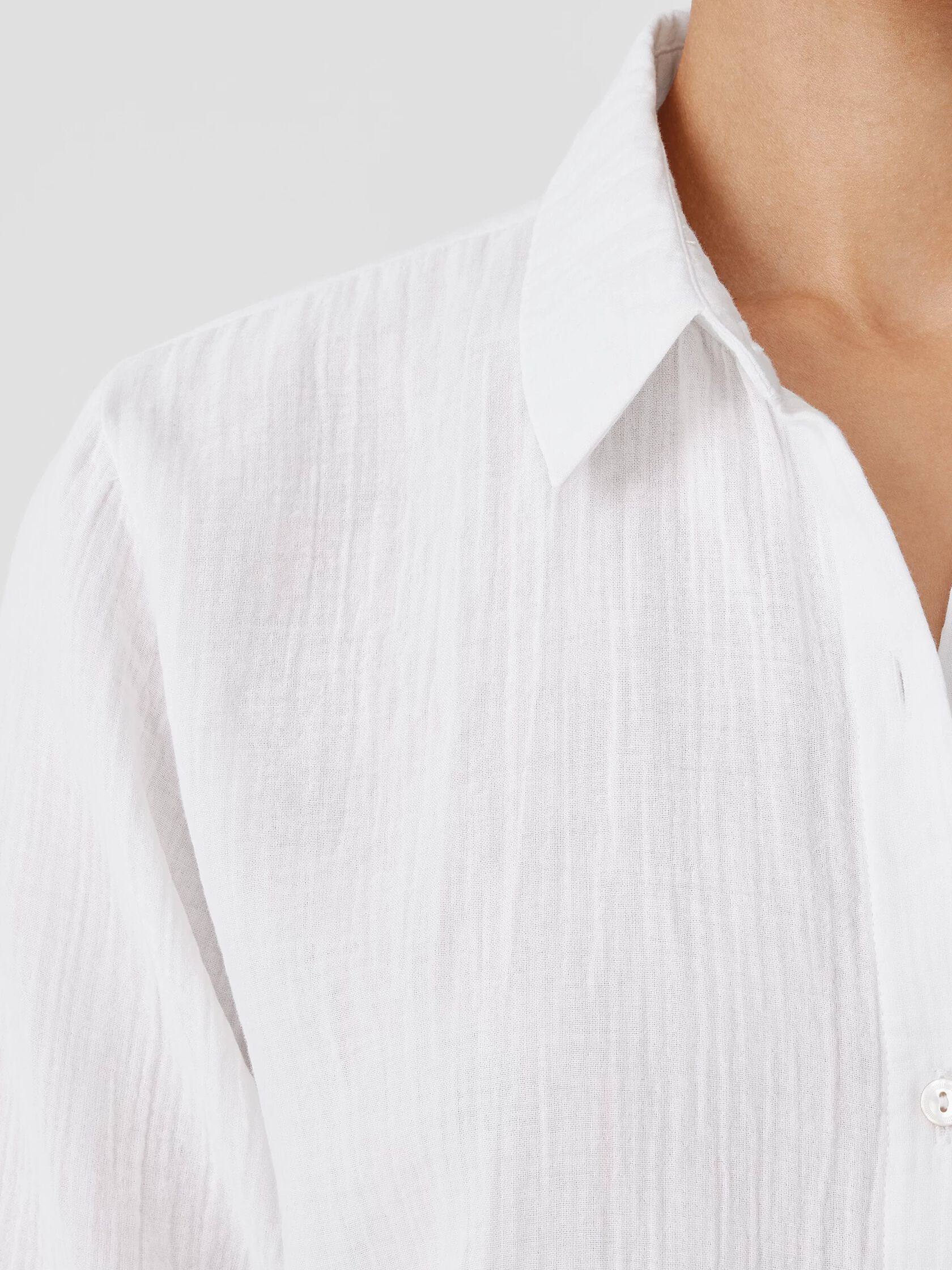 Organic Cotton Ripple Classic Collar Shirt