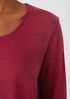 Cozy Organic Cotton Interlock U-Neck Top