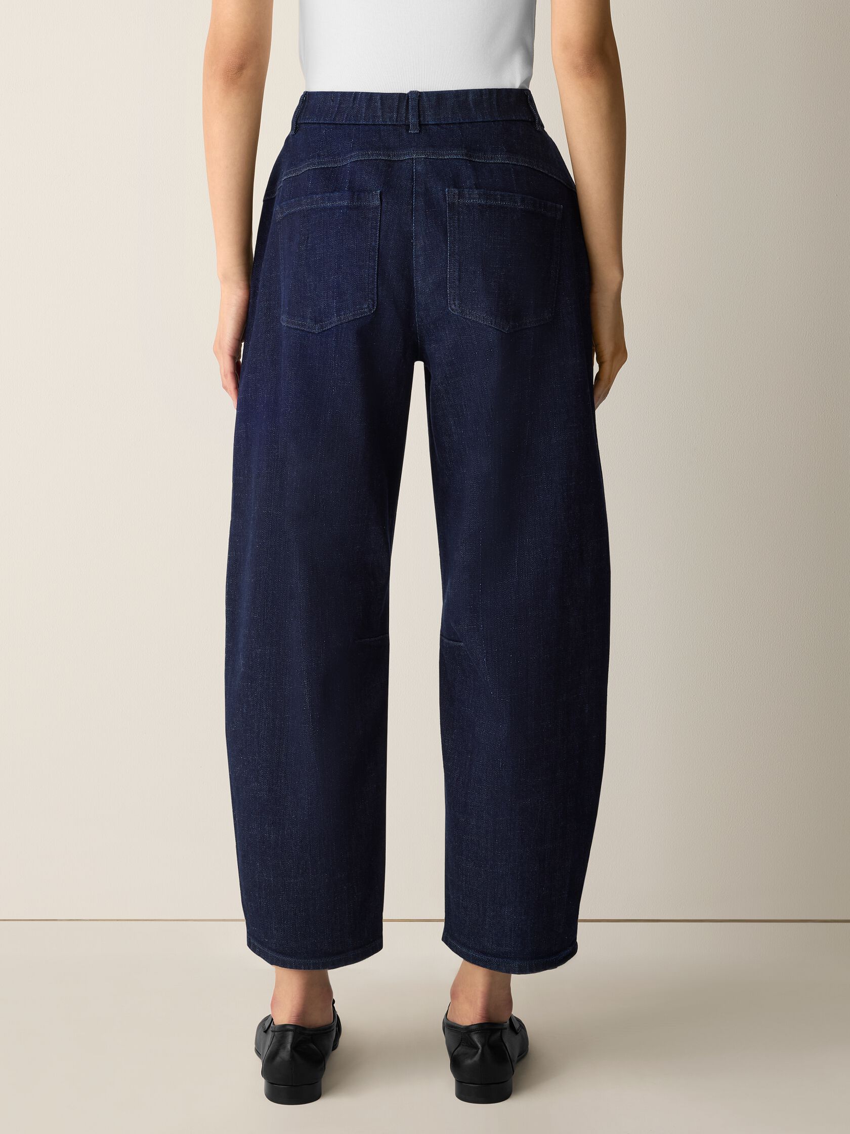 Cotton Stretch Denim Arch Pant