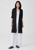 Organic Linen Cotton Jersey Long Cardigan