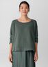 Garment-Dyed Organic Cotton Terry Box-Top