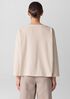 Striped Organic Cotton Slub Bateau Neck Top