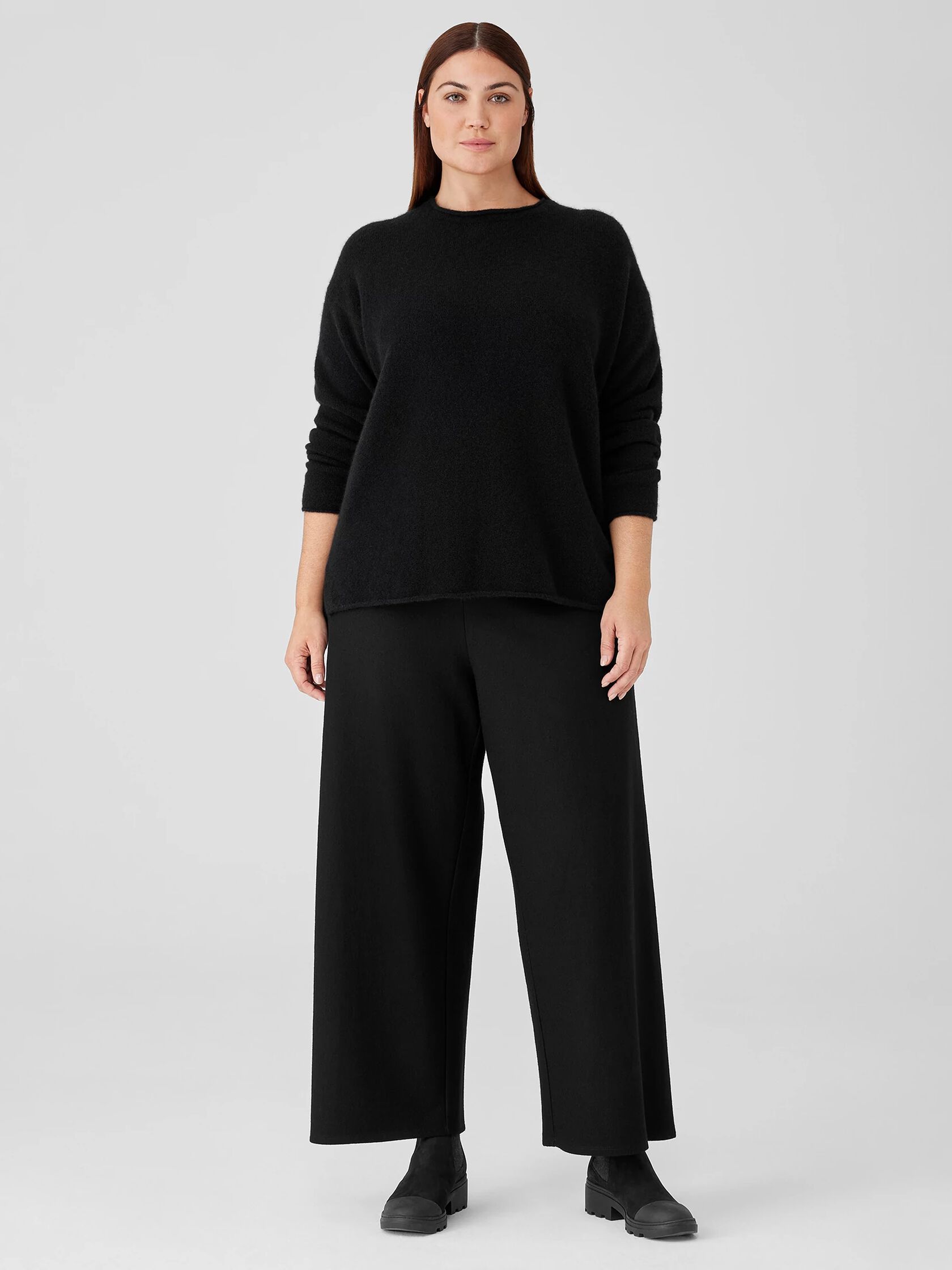 Cashmere Silk Bliss Crew Neck Top