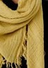 Textured Wool Gauze Scarf