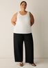 Stretch Silk Jersey Scoop Neck Tank
