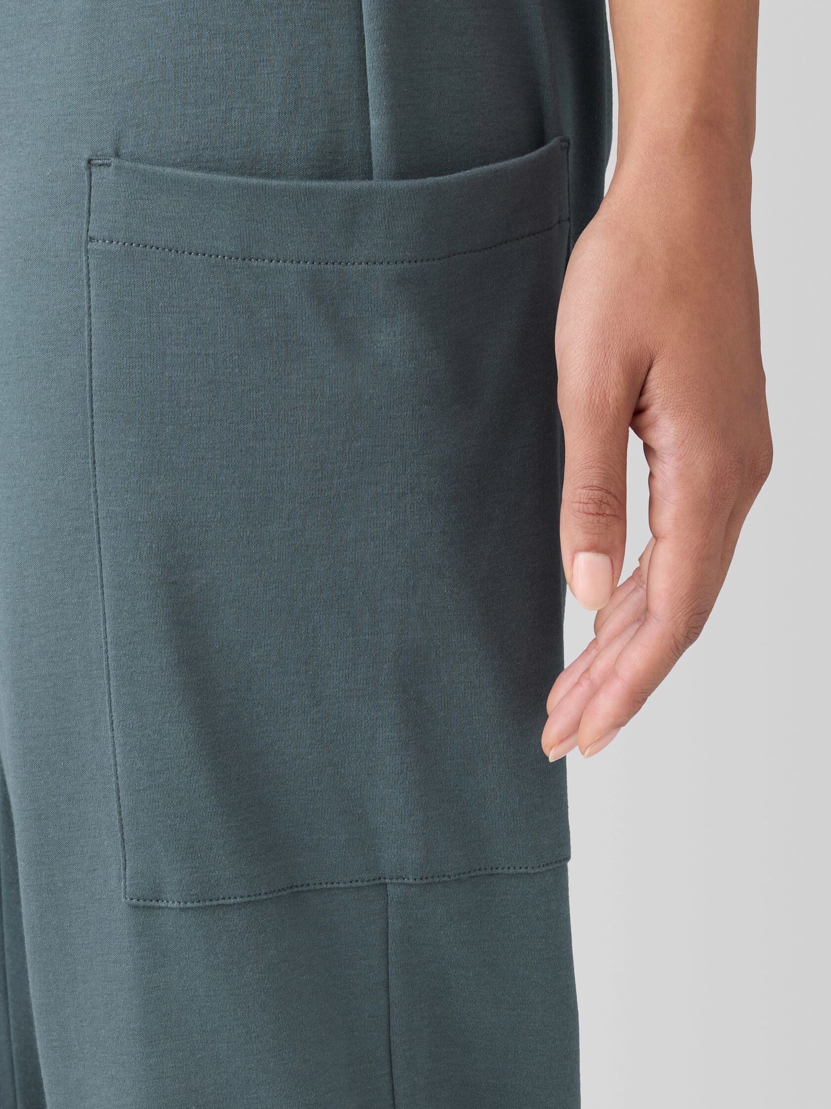 Organic Cotton Interlock Slouchy Sleep Pant