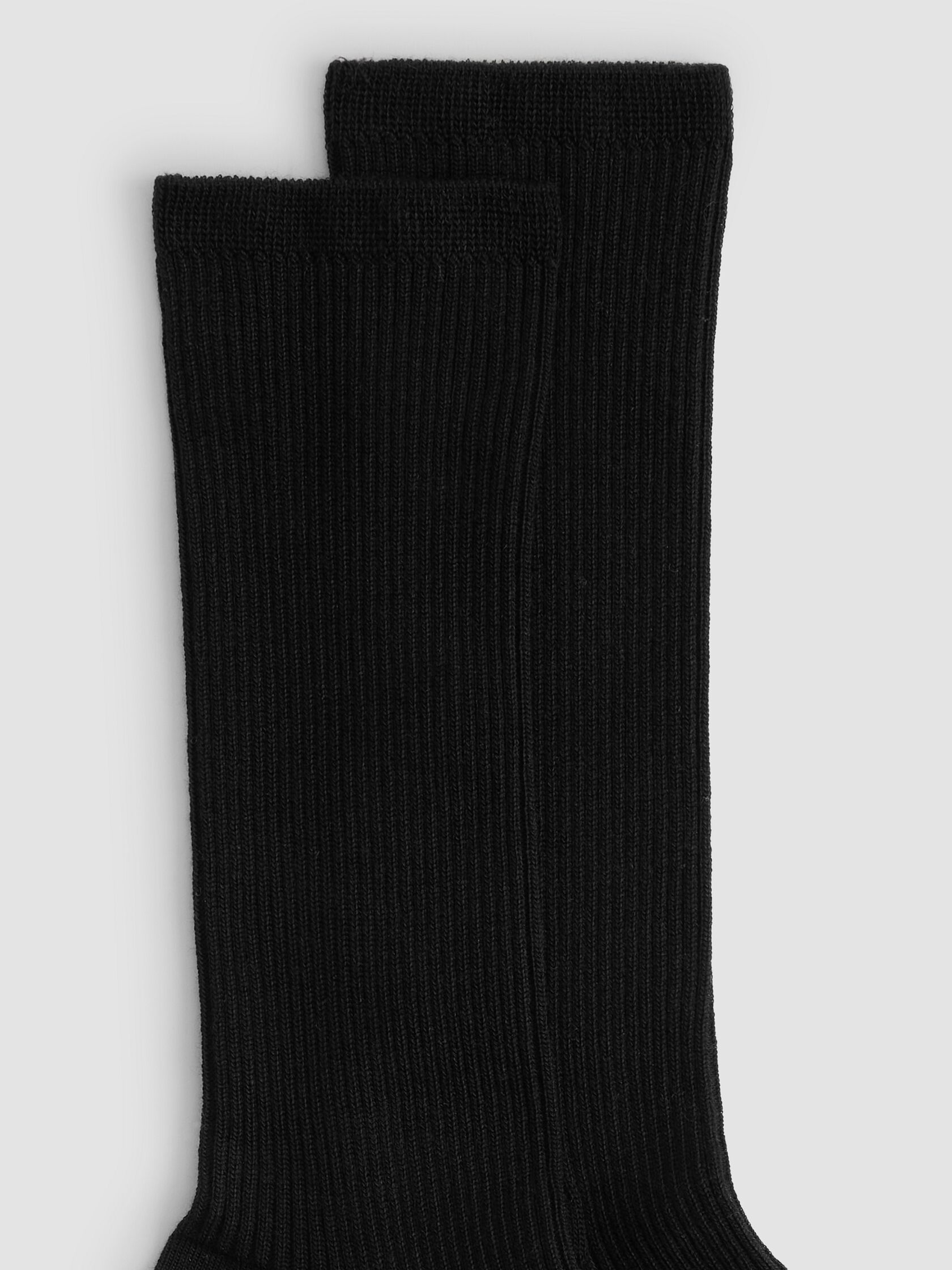 Ribbed Knit Trouser Sock