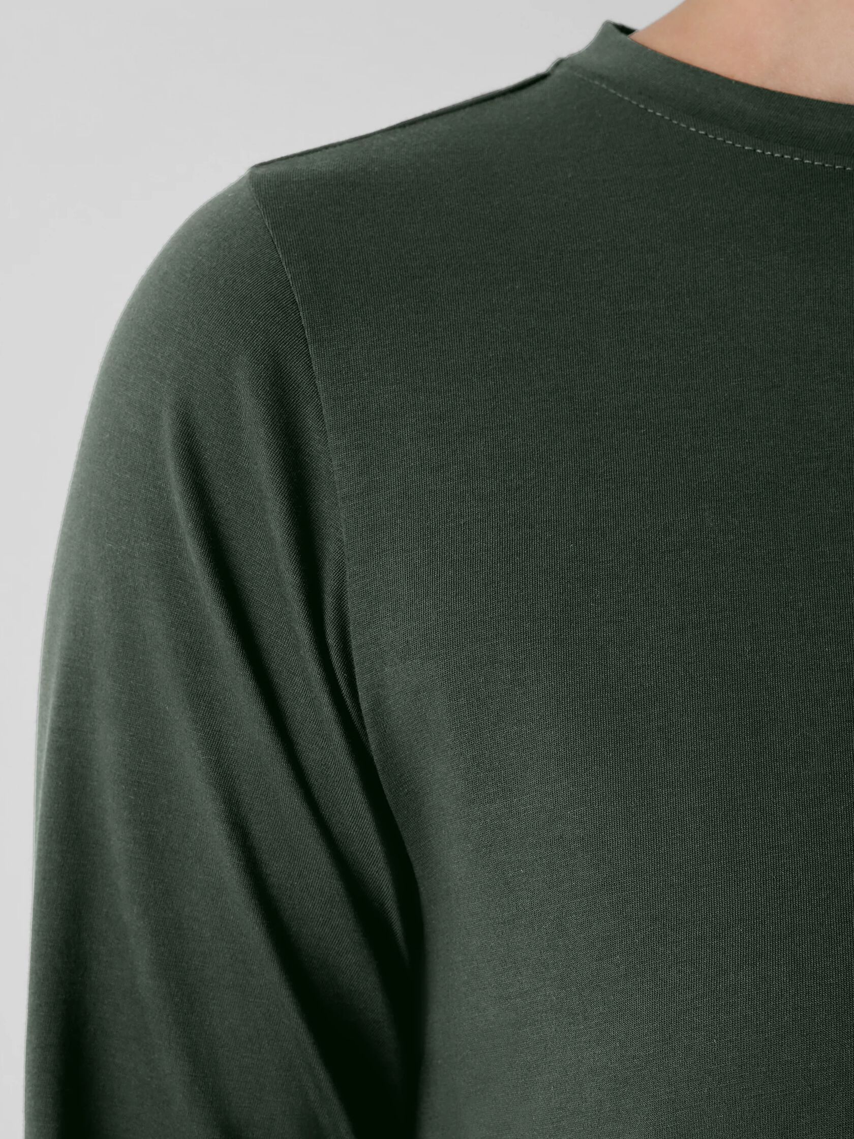Organic Pima Cotton Jersey Long-Sleeve Tee