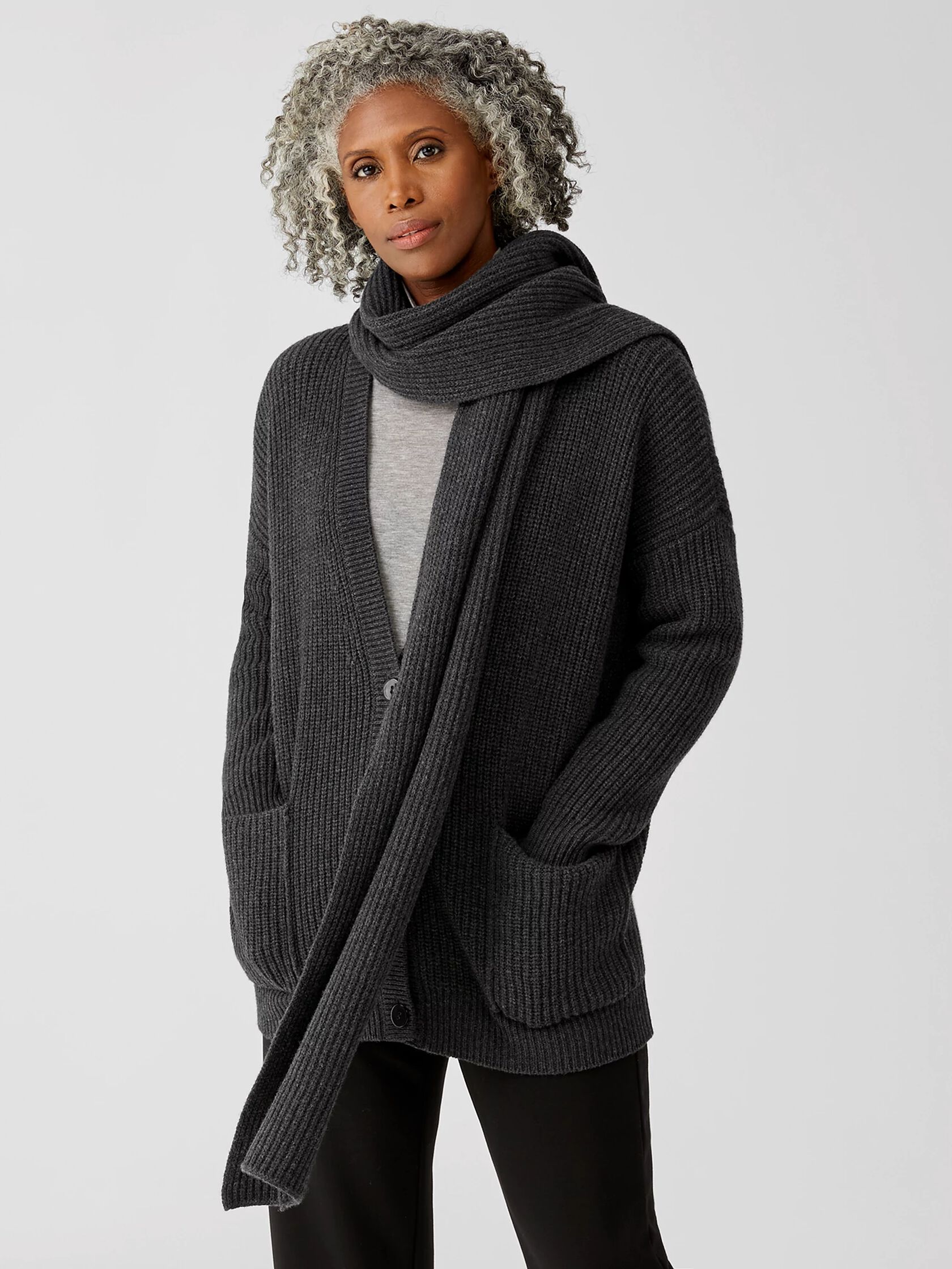 Recycled Cashmere Wool Scarf