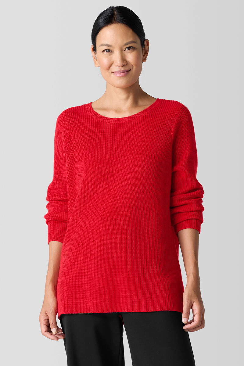 Merino Crew Neck Top in Regenerative Wool Merino Crew Neck Top in Regenerative Wool